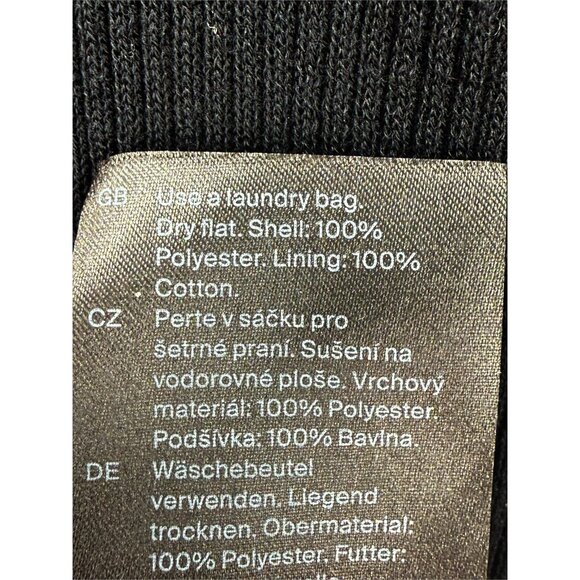 COS Black Sleeveless Ribbed Dress Size M - Picture 7 of 9